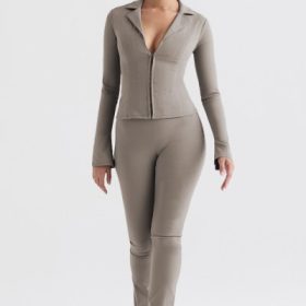 Laurel Smoke High Waisted Trousers - Image 5