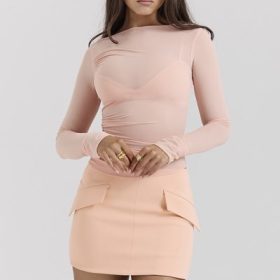 Cici Sorbet A-Line Mini Skirt - Image 6