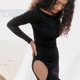 Marella Black Cutout Maxi Dress - Image 18