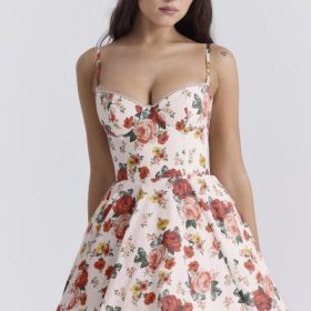 Minimoiselle Italian Rose Print Tulle Mini Dress - Image 10