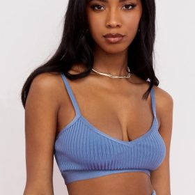 Evie Azure Bandage Bralette - Image 5
