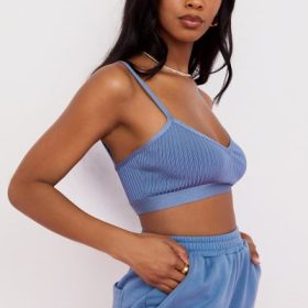 Evie Azure Bandage Bralette - Image 9