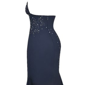 Jovanna Midnight Embellished Midi Dress - Image 3