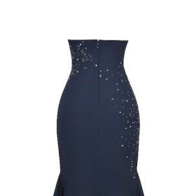Jovanna Midnight Embellished Midi Dress - Image 4