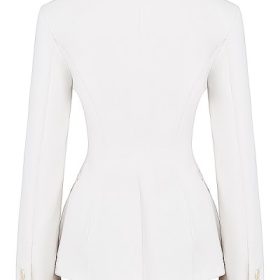 Sariah Ivory Contour Tailored Blazer - Image 4