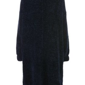 Celine Navy Chenille Slouchy Cardigan - Image 4