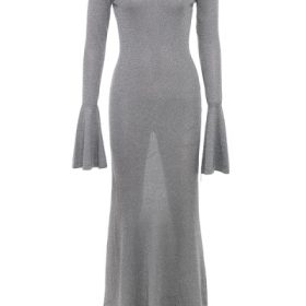 Sancha Steel Metallic Maxi Dress - Image 2
