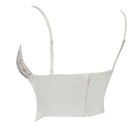 Emilee Ivory Satin and Lace Corset - Image 3