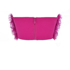Fenella Hot Pink Trimmed Bandeau - Image 4