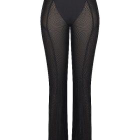 Avalon Black High Waist Trousers - Image 2