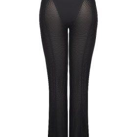 Avalon Black High Waist Trousers - Image 4