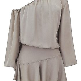 Wilhelmina Ash Green Off Shoulder Dress - Image 2