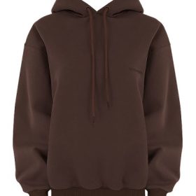 Halo Chocolate Oversized Hoodie - Image 2