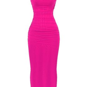 Nalini Fuchsia Maxi Dress - Image 2