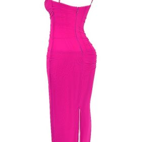 Nalini Fuchsia Maxi Dress - Image 3