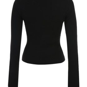 Candice Black Lace Trim Top - Image 4