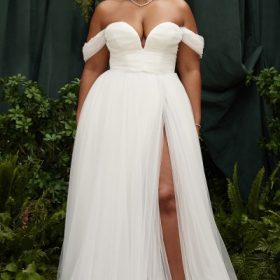 Fairytale White Tulle Bridal Gown