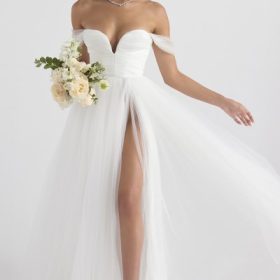 Fairytale White Tulle Bridal Gown - Image 9