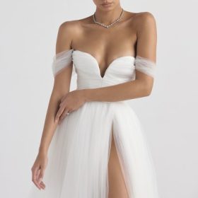 Fairytale White Tulle Bridal Gown - Image 10