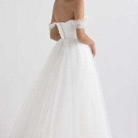 Fairytale White Tulle Bridal Gown - Image 13