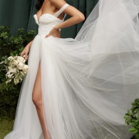 Fairytale White Tulle Bridal Gown - Image 17